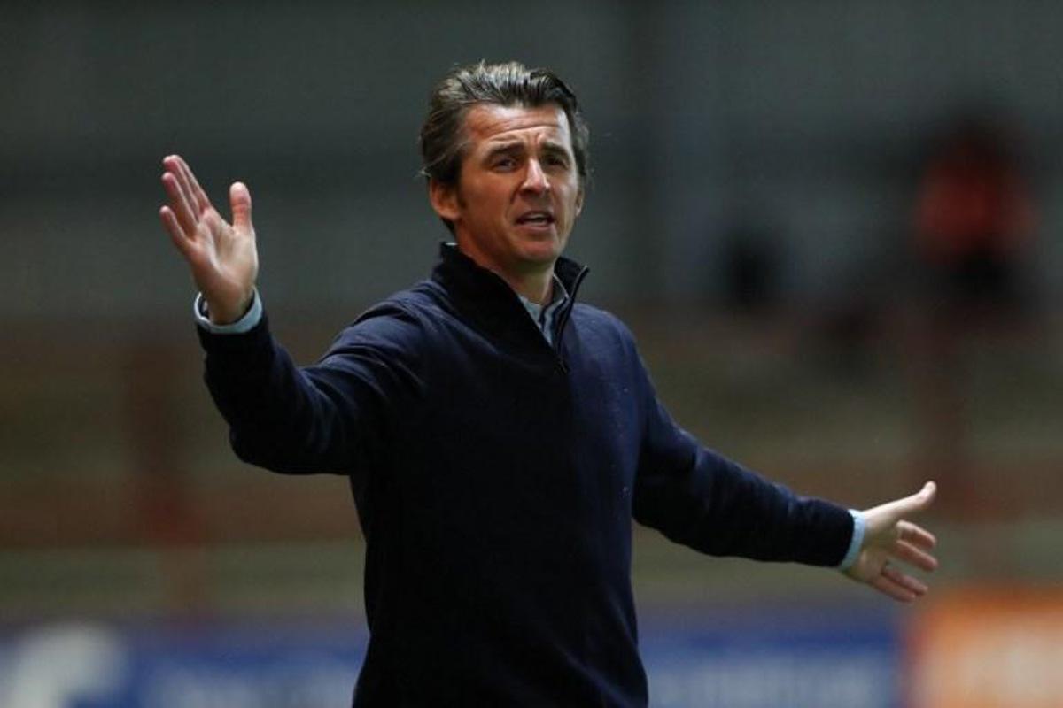 Fleetwood Town's Head coach Joey Barton reacts at the final whistle during the English League Cup third round football match between Fleetwood Town and Everton at Highbury Stadium in Fleetwood, north west England, on September 23, 2020. Alex Livesey / POOL / AFP RESTRICTED TO EDITORIAL USE. No use with unauthorized audio, video, data, fixture lists, club/league logos or 'live' services. Online in-match use limited to 120 images. An additional 40 images may be used in extra time. No video emulation. Social media in-match use limited to 120 images. An additional 40 images may be used in extra time. No use in betting publications, games or single club/league/player publications.