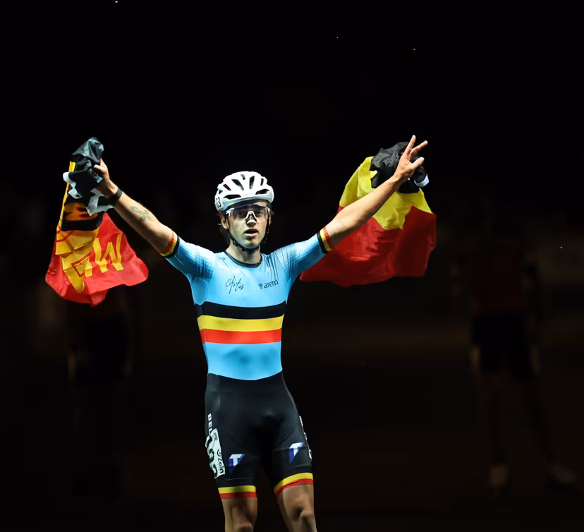 ATTENTION EDITORS - HANDOUT PICTURES - EDITORIAL USE ONLY - MANDATORY CREDIT MANDATORY CREDIT FREDDYRACE Handout picture released on Sunday 13 July 2025, by Freddyrace showing Jason Suttels, who won the marathon race at the European Roller Skating Championships. Belga and Belga Editorial Board decline all responsibility regarding the content of this picture. HAND OUT FREDDYRACE