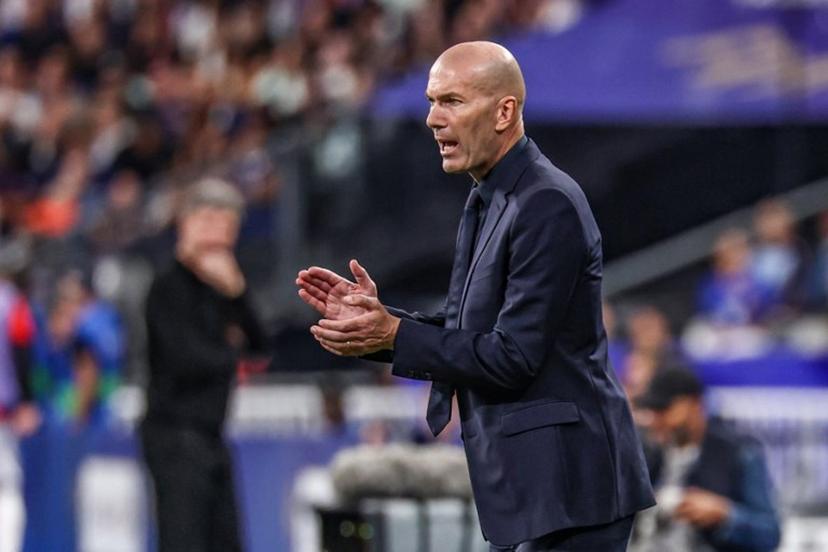 France's head coach Zinedine Zidane reacts during the UEFA Nations League Group A1 football match between France and Belgium at the Stade de France in Saint-Denis, north of Paris, on October 5, 2026. FRANCK FIFE / AFP