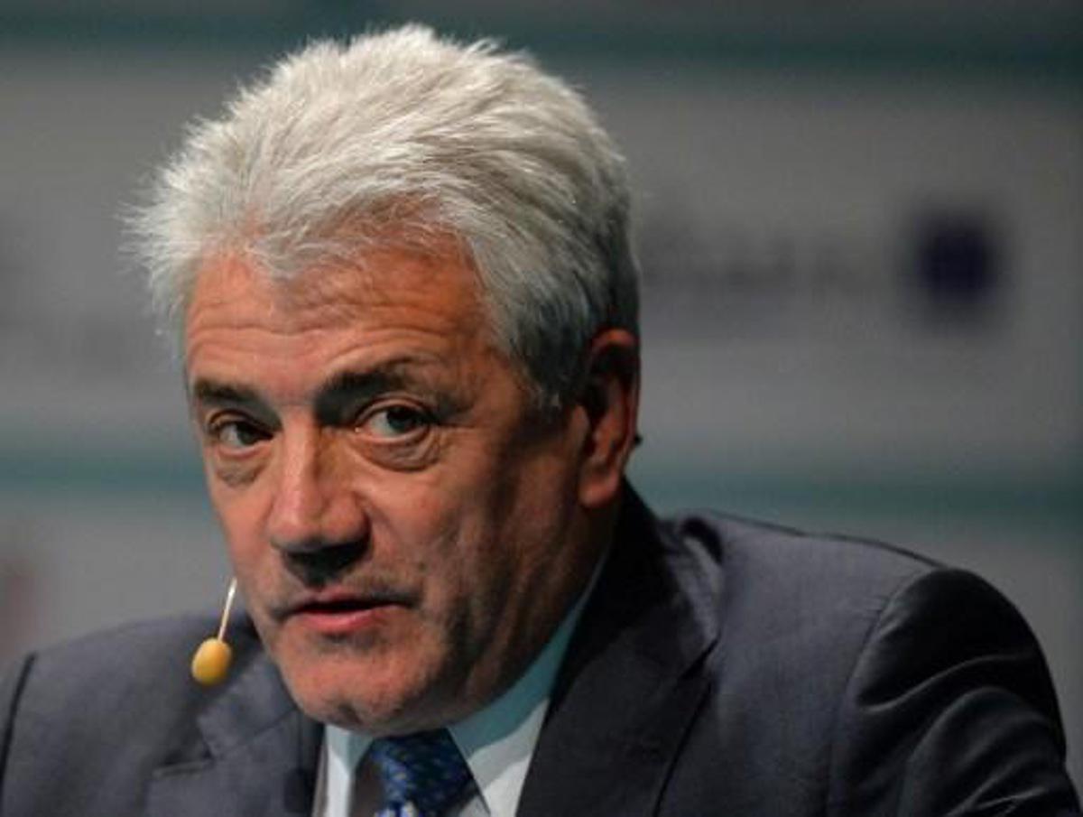 Former England football manager Kevin Keegan speaks during the Soccerex European Forum in Manchester, north-west England on April 11, 2013. Soccerex is a football business event, conference and exhibition. AFP PHOTO/ANDREW YATES