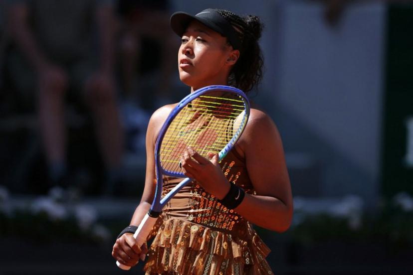 Japan's Naomi Osaka looks on during her women's singles match against Germany's Laura Siegemund on day 3 of the French Open tennis tournament on Court Suzanne-Lenglen at the Roland-Garros Complex in Paris on May 26, 2026. Thomas SAMSON / AFP