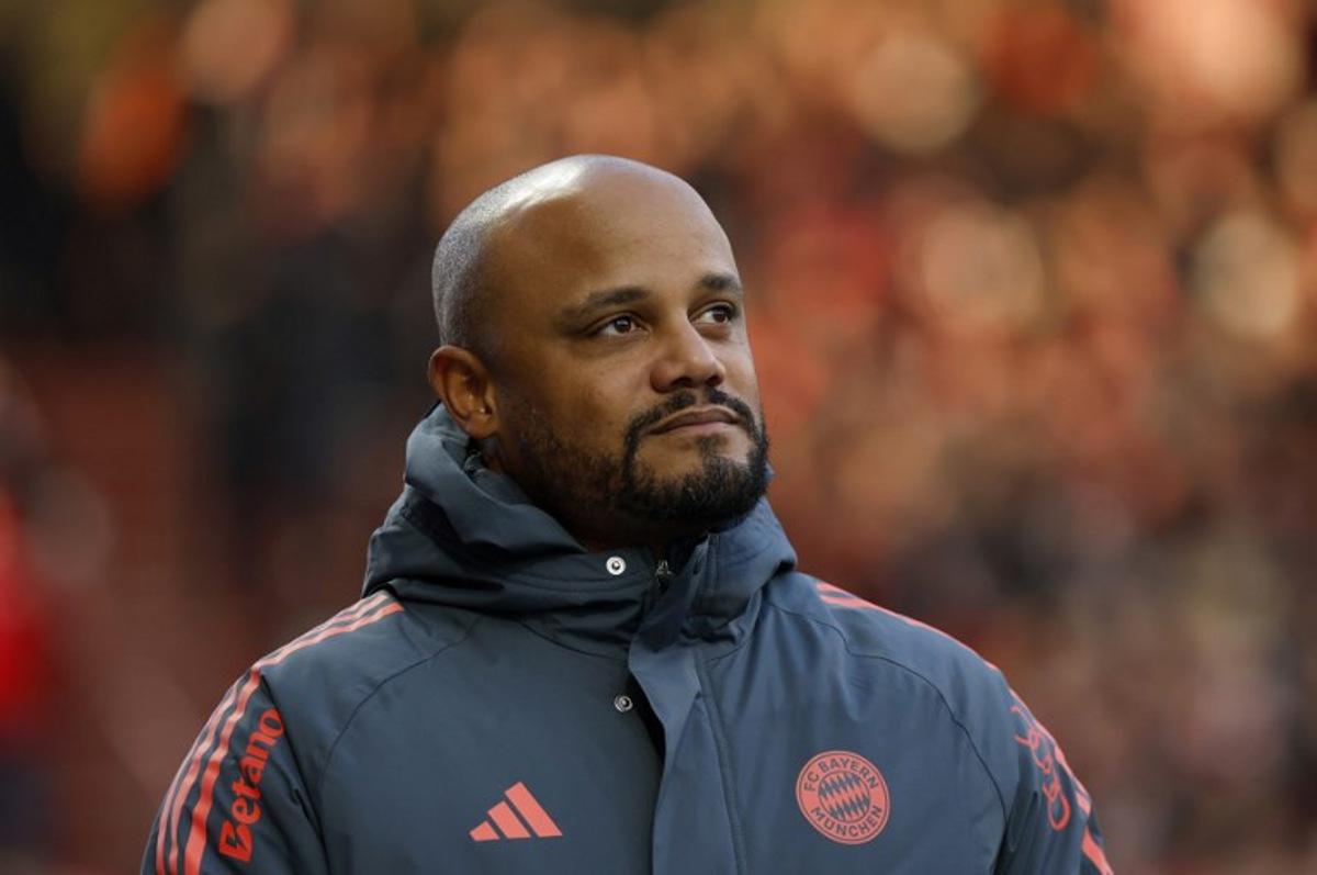Bayern Munich's Belgian head coach Vincent Kompany is pictured prior to the German first division Bundesliga football match between 1 FC Union Berlin and FC Bayern Munich in Berlin on November 8, 2025. Odd ANDERSEN / AFP