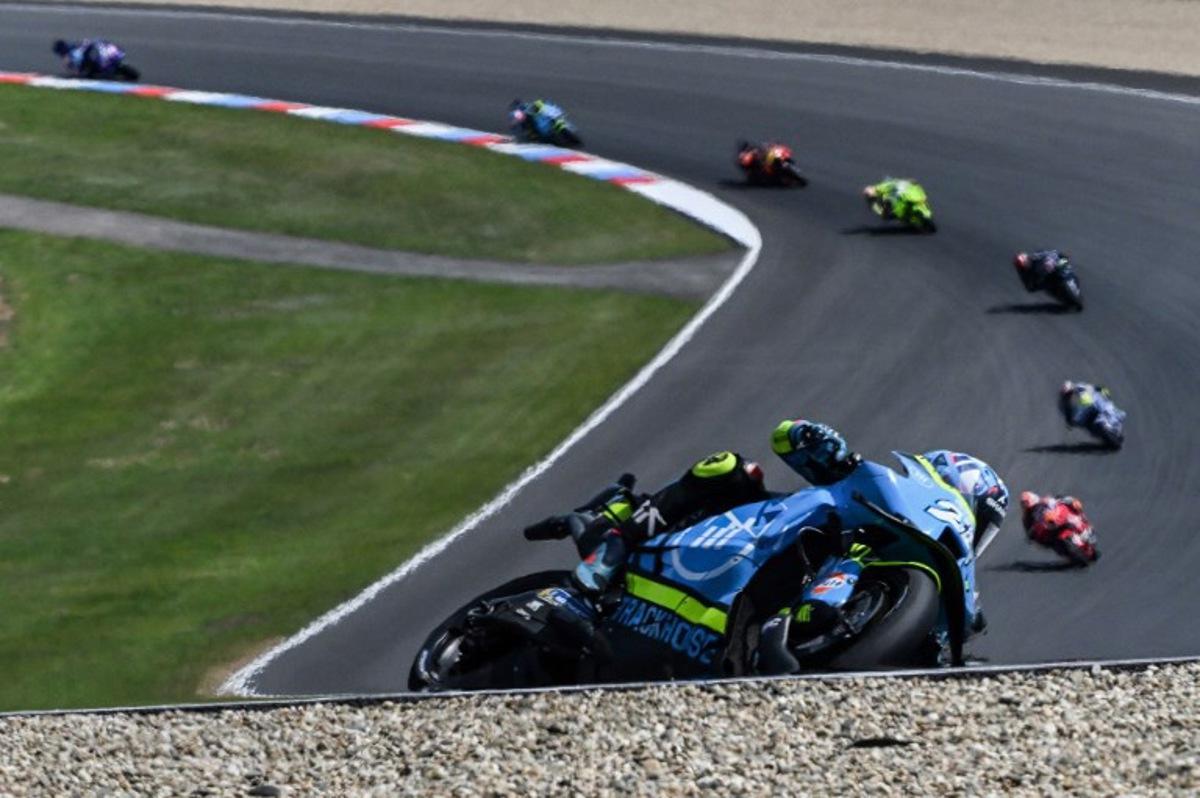 Trackhouse MotoGP Team's Spanish rider Raul Fernandez competes during the motorcycle Czech Moto GP Grand Prix race at the Masaryk circuit in Brno, Czech Republic on July 20, 2025. Michal Cizek / AFP