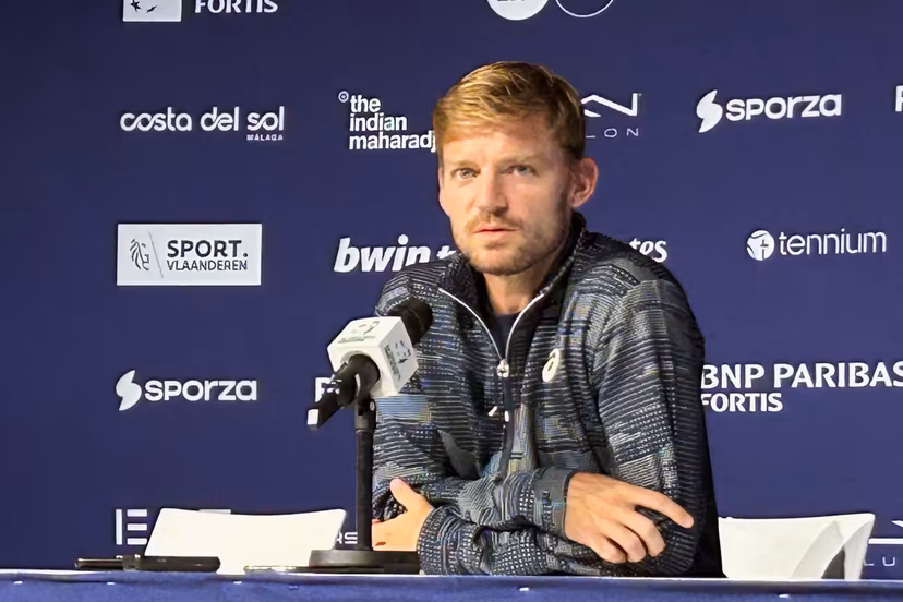 Belgian David Goffin pictured at a press conference of the European Open ATP Brussels tennis tournament on Friday 16 October 2026 in Brussels. BELGA PHOTO CHRISTIAN DETROZ
