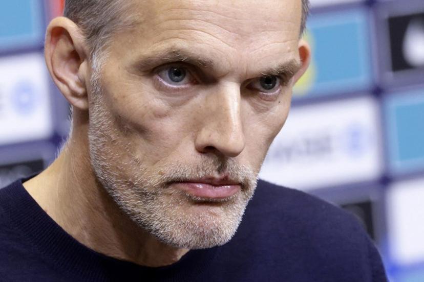 England's German head coach Thomas Tuchel attends a press conference at Wembley Stadium, north west London, on September 18, 2026, ahead of their Nations League fixture against Spain. Brook Mitchell / AFP