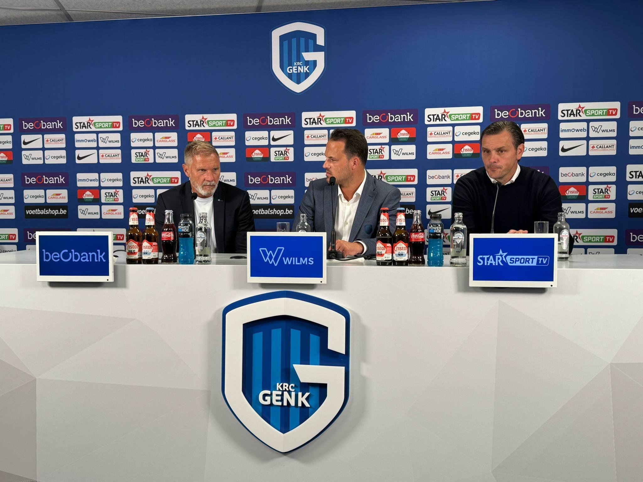 persconferentie KRC Genk vs RAFC