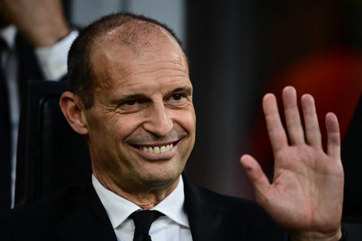 AC Milan's Italian head coach Massimiliano Allegri looks on ahead of the Italian Serie A football match between AC Milan and Cagliari at the San Siro Stadium in Milan on May 24, 2026. Piero CRUCIATTI / AFP
