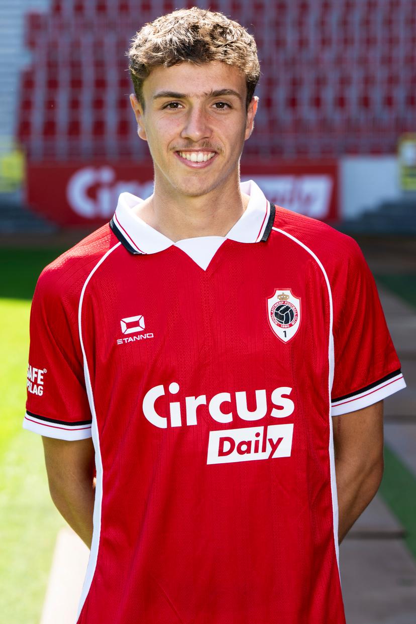 Antwerp's Andreas Verstraeten poses for a picture at the 2026-2027 season photoshoot of Belgian Jupiler Pro League team Royal Antwerp FC, Tuesday 04 August, 2026 in Antwerp. BELGA PHOTO TOM GOYVAERTS
