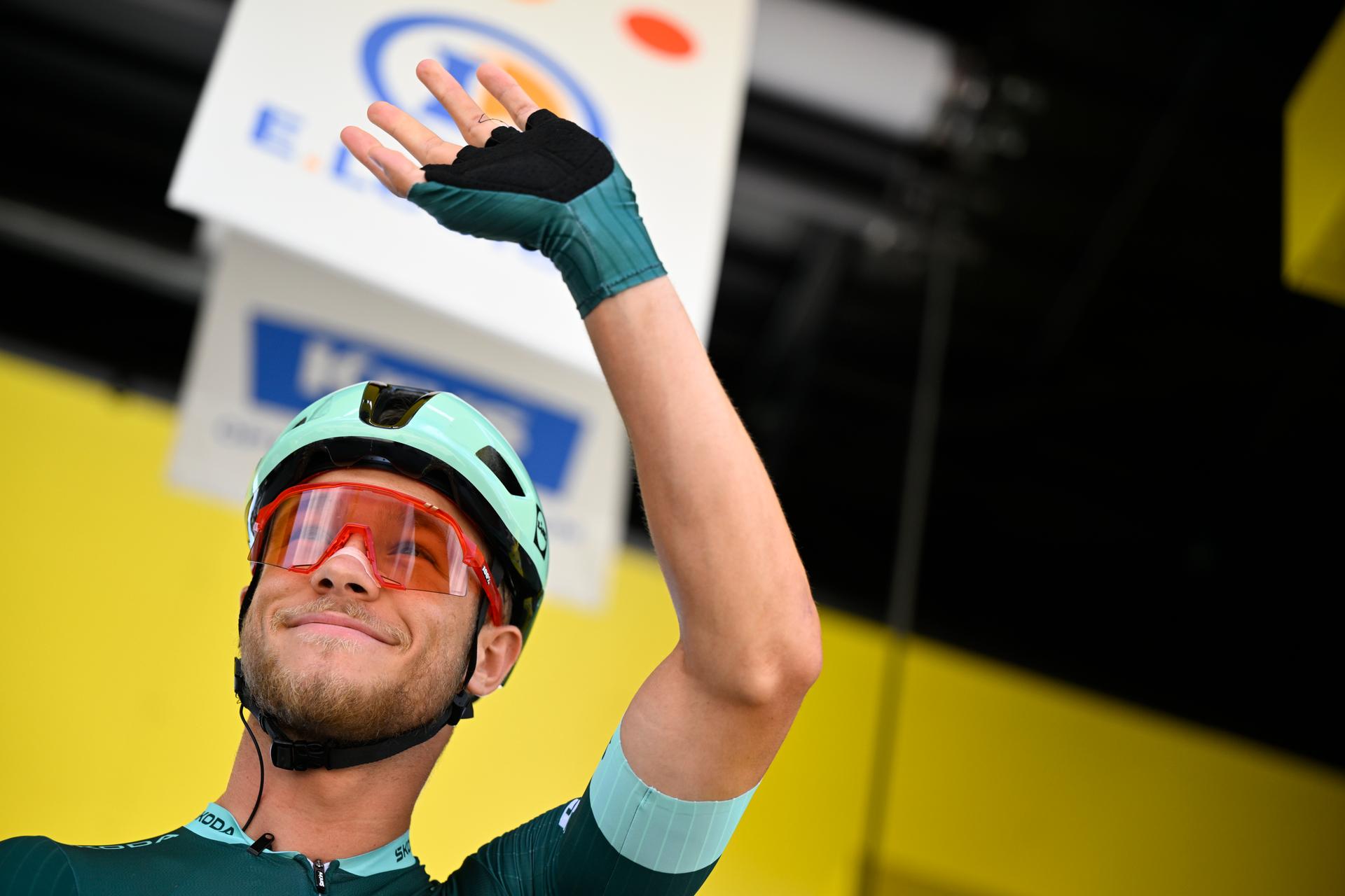 Italian Jonathan Milan of Lidl-Trek pictured at the start of stage 19 of the 2025 Tour de France cycling race, from Albertville to La Plagne (130km), on Friday 25 July 2025 in France. The 112th edition of the Tour de France starts on Saturday 5 July in Lille, France, and will finish in Paris, France on the 27th of July. BELGA PHOTO JASPER JACOBS