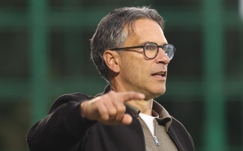 Virton's head coach Drazen Brncic gestures during a soccer match between Royal Excelsior Virton and Sporting Hasselt, Saturday 10 October 2026 in Virton, on day 7 of the 2026-2027 'Challenger Pro League' second highest division of the Belgian championship. BELGA PHOTO VIRGINIE LEFOUR