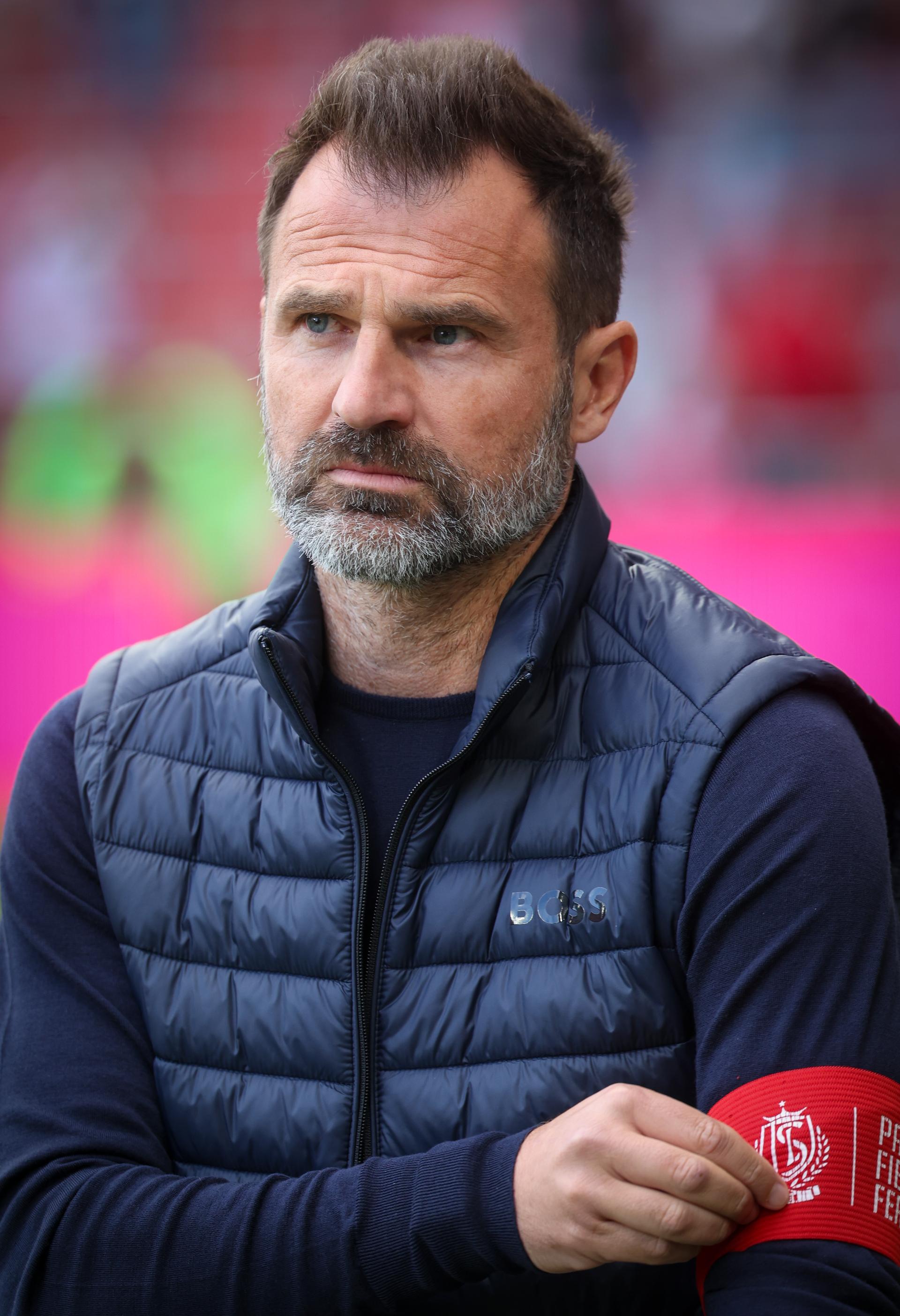 Standard's head coach Ivan Leko pictured before a soccer match between Standard de Liege and FCV Dender EH, Saturday 17 May 2025 in Liege, on day 9 (out of 10) of the Europe Play-offs of the 2024-2025 'Jupiler Pro League' first division of the Belgian championship. BELGA PHOTO VIRGINIE LEFOUR