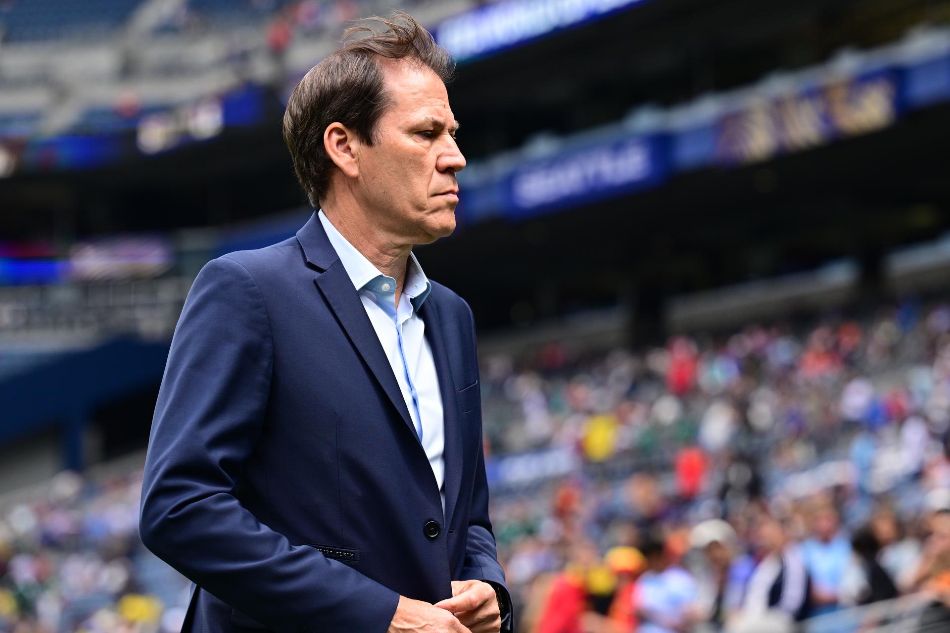 Belgium's head coach Rudi Garcia and pictured prior to a soccer game between Belgian national team Red Devils and Senegal, on Wednesday 01 July 2026, at the Seattle Field, in Seattle, a 1/16 finals game in the FIFA World Cup 2026. BELGA PHOTO DIRK WAEM