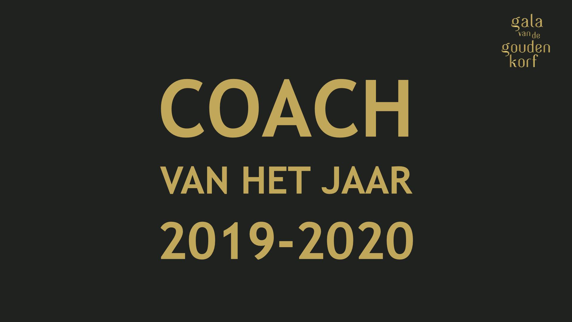 Coach van het jaar seizoen 2019-2020......Korfbal...