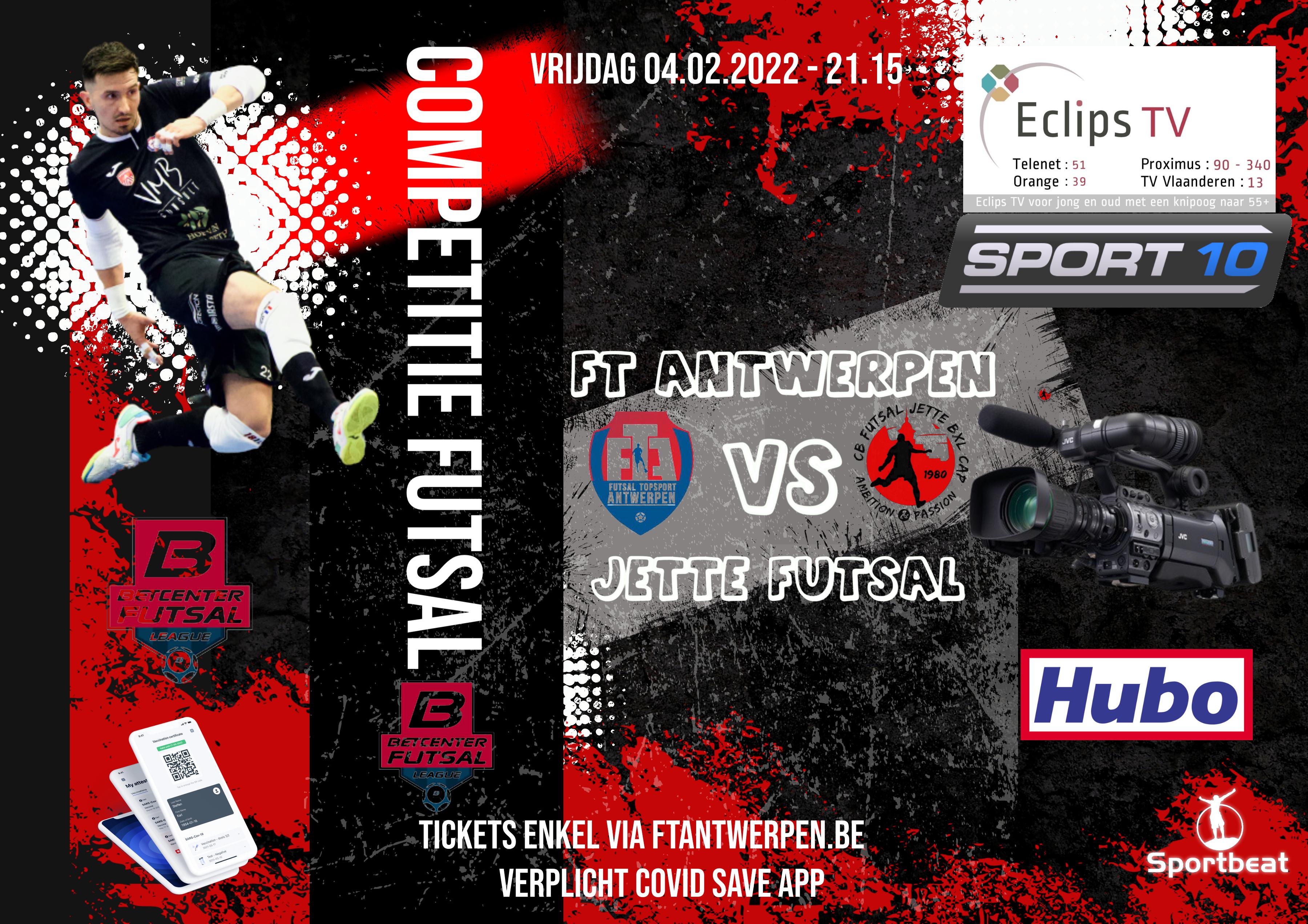 De goals uit FT Antwerpen vs Jette bekijk je hier terug....