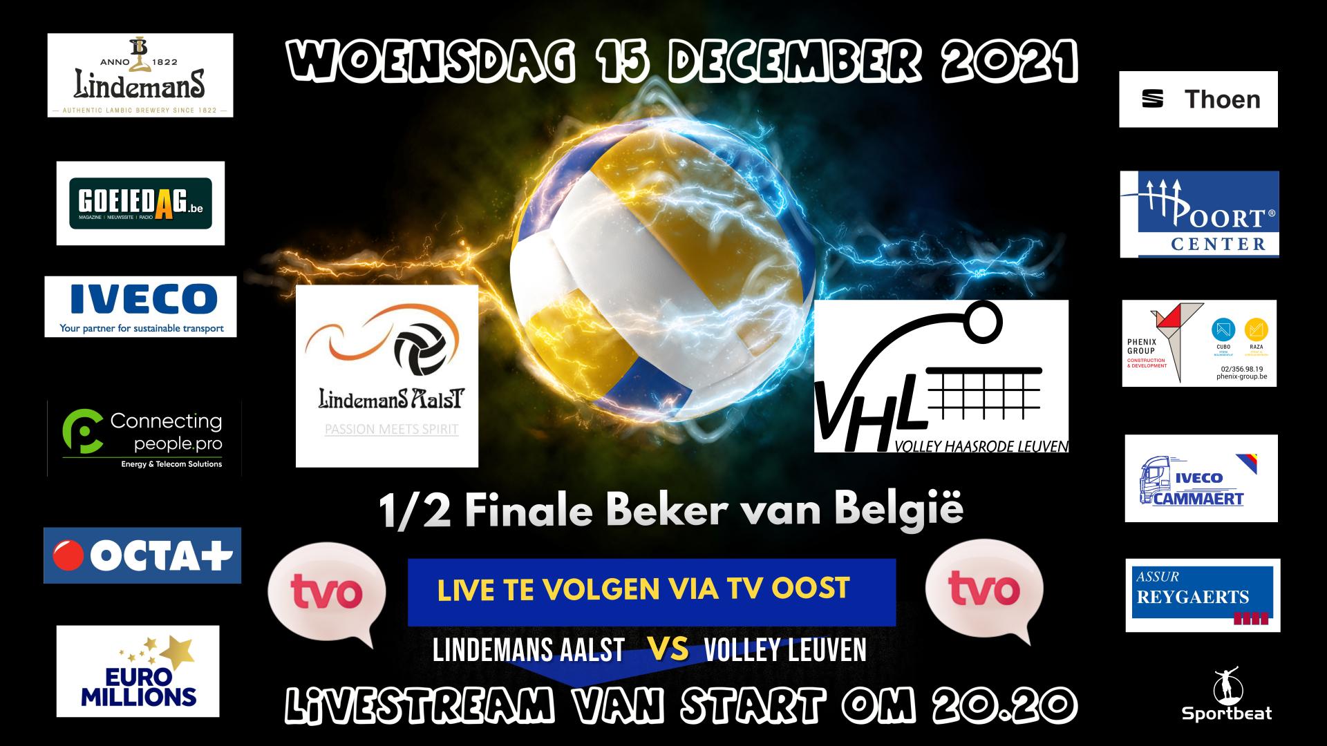 De slot fases van Lindemans Aalst vs Volley Haasrode leuven 3 1