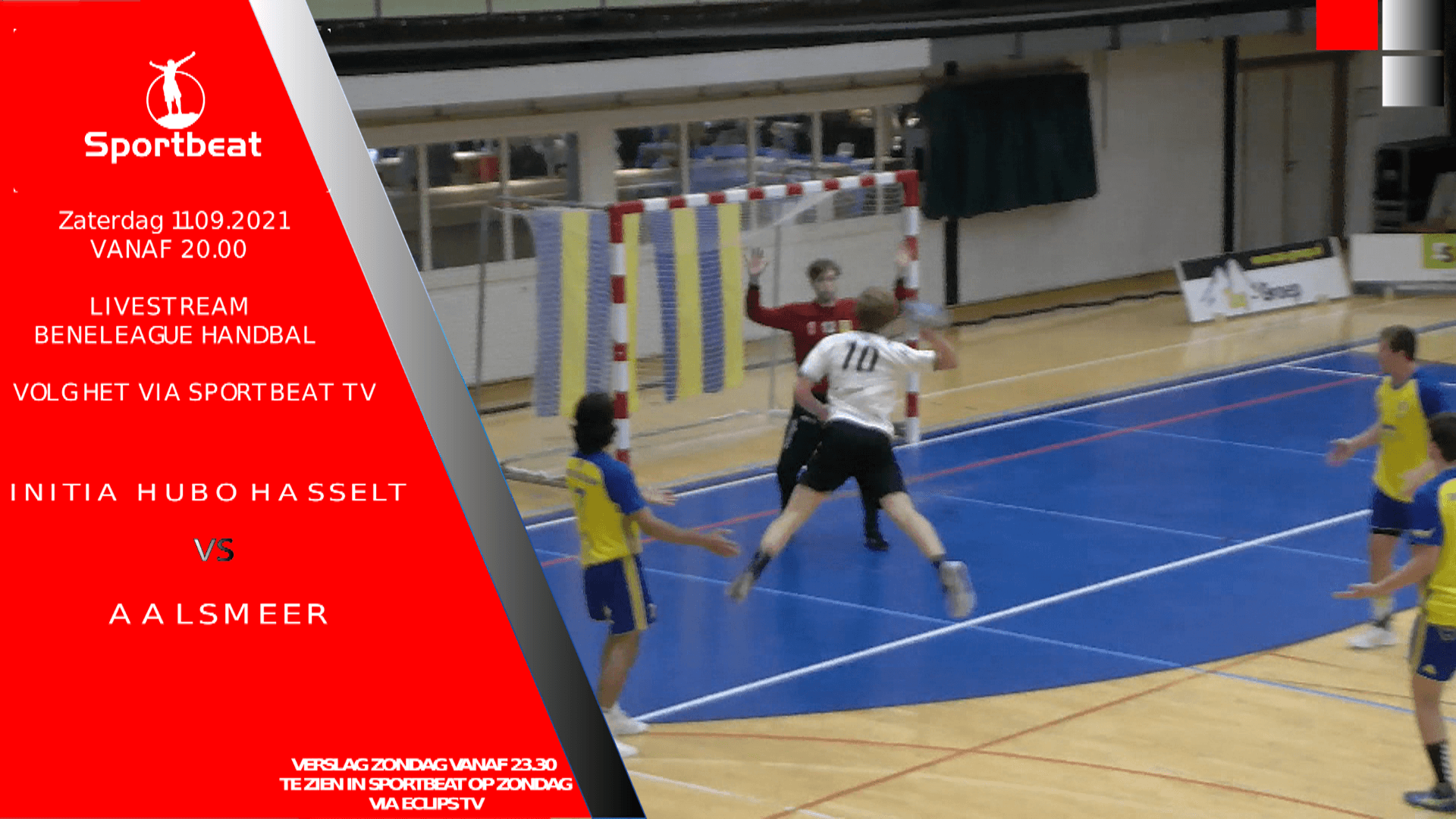 Initia Hasselt vs Aalsmeer kan je hier terug bekijken....