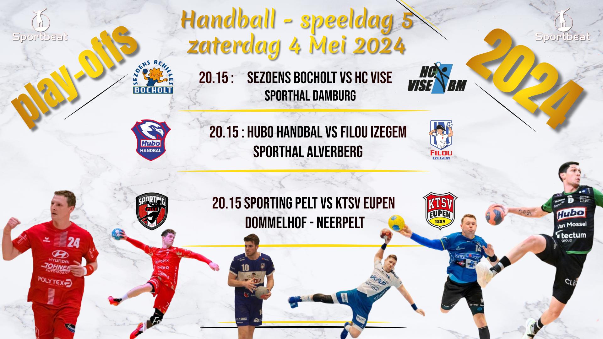 Mis niets van de ontknoping in het Handbal - zaterdag alle wedstrijden te bekijken via Livestream