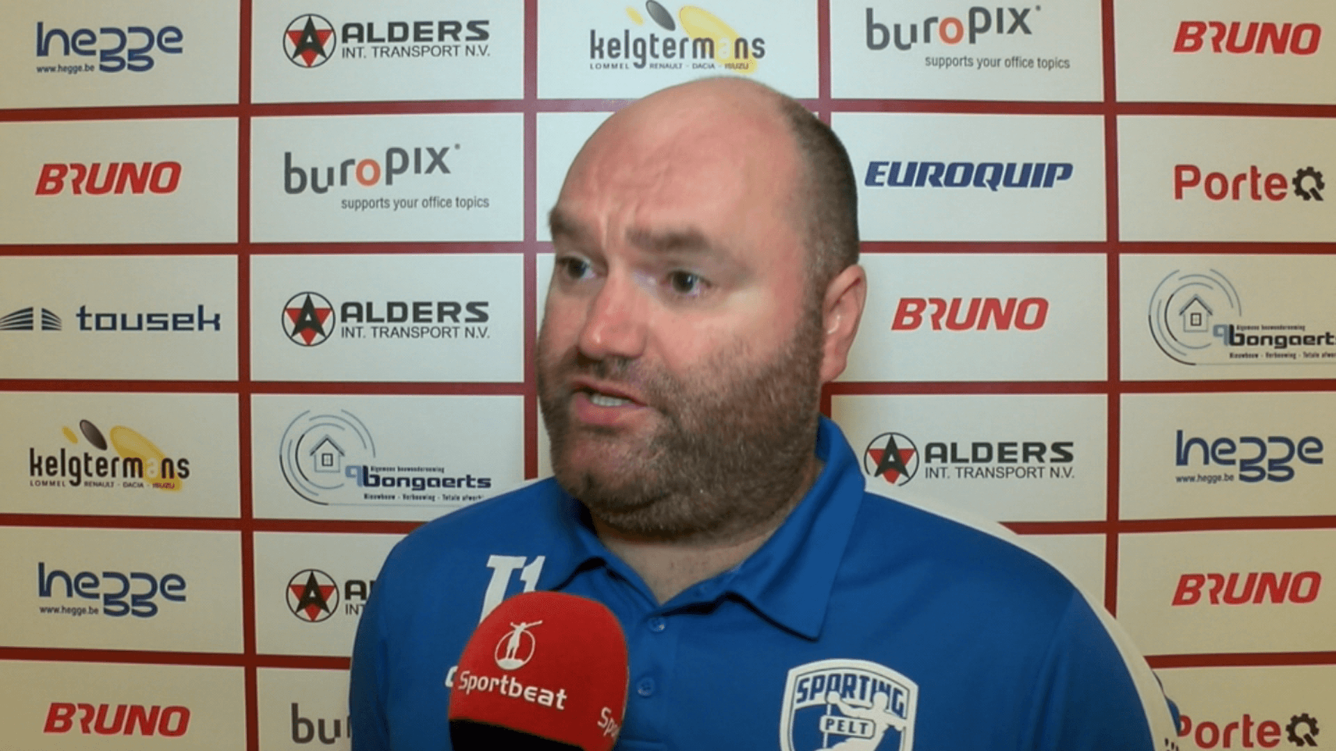 Reactie Bjorn Timmermans Coach Sporting Pelt na winst vs HC Bevo