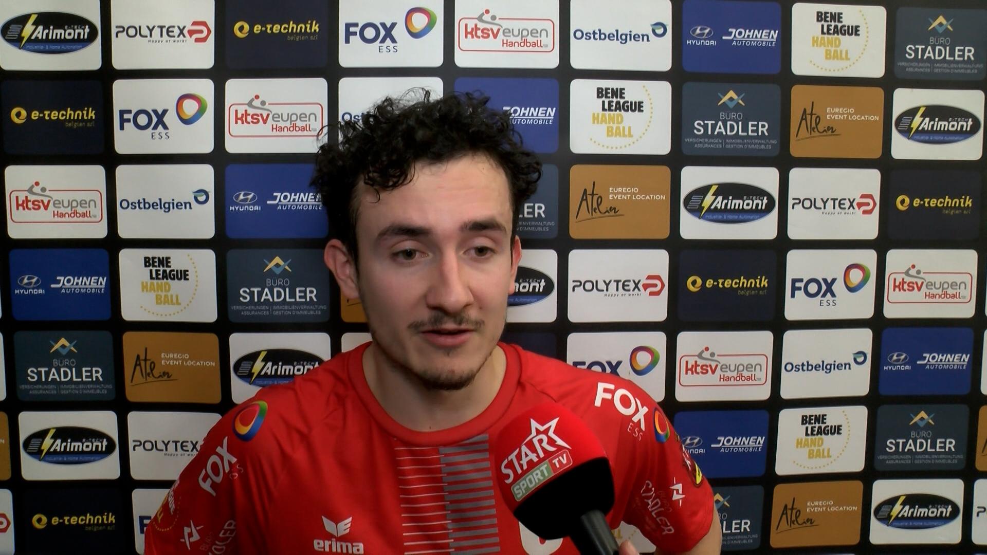 Reactie Geoffrey Lahonde KTSV Eupen na winst vs Visé