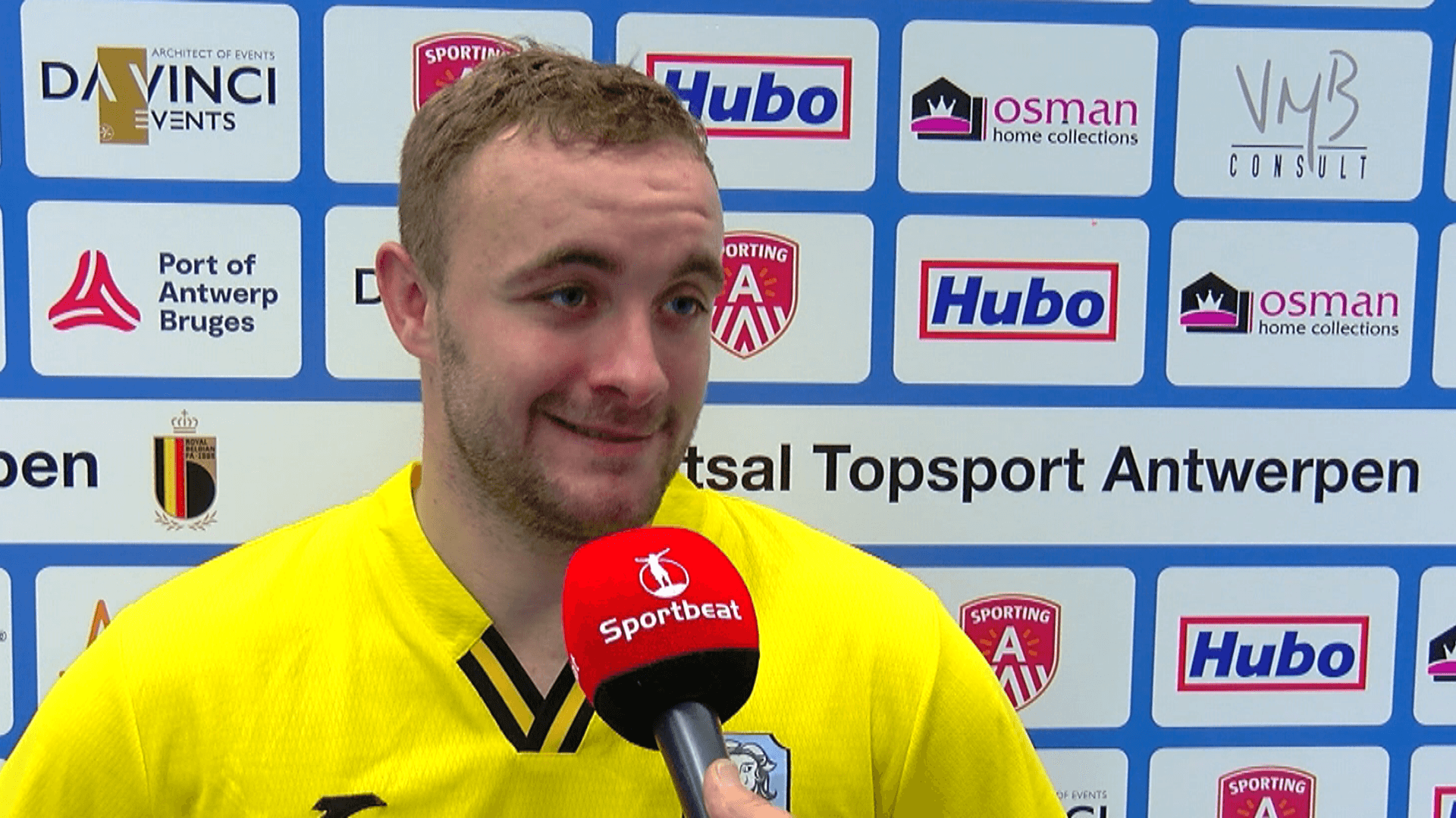 Reactie man van de match Goalie Dries van FULL Hasselt na 1 7 winst op bezoek bij FT Antwerpen