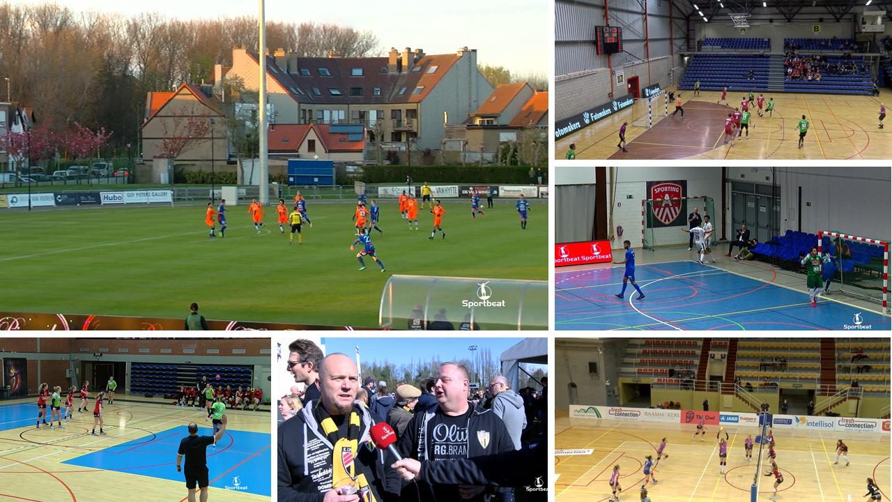 Straks Sportbeat op Dinsdag met Volleybal- Handbal Futsal en veldvoetbal.....