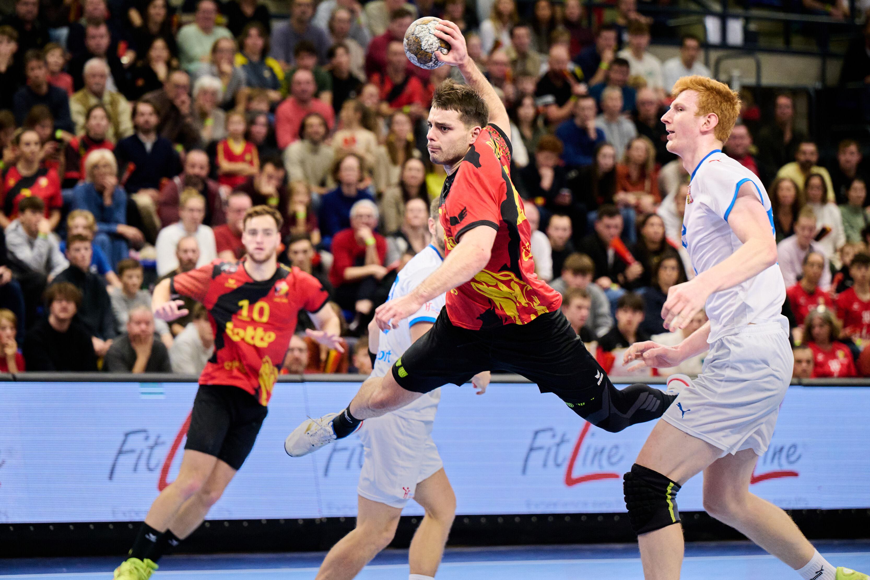 Tsjechië wint overtuigend van België in het Handbal