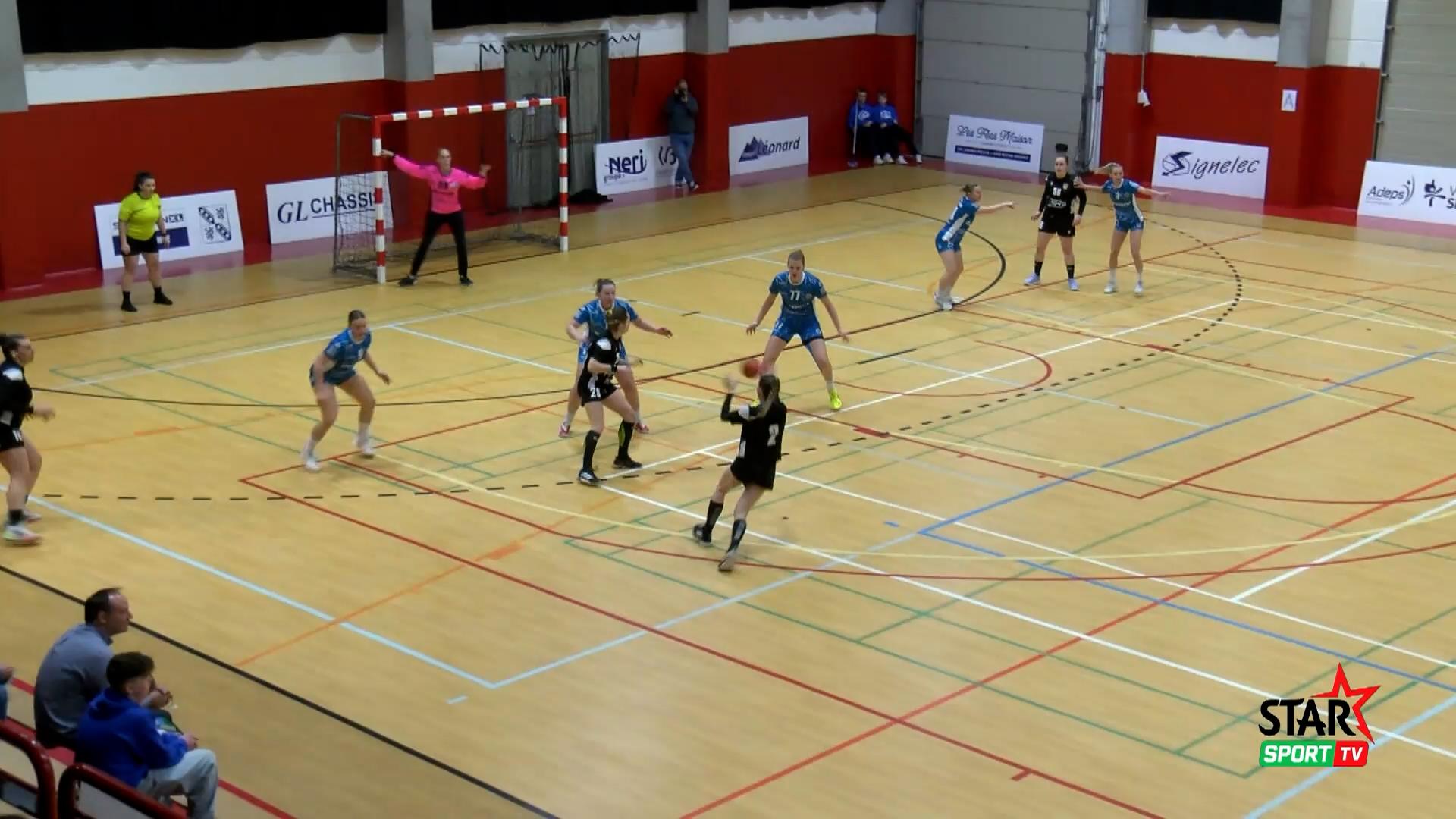 Terugblik Union Beynoise Handball vs HC Sprimont halve finale BVB Dames Handbal