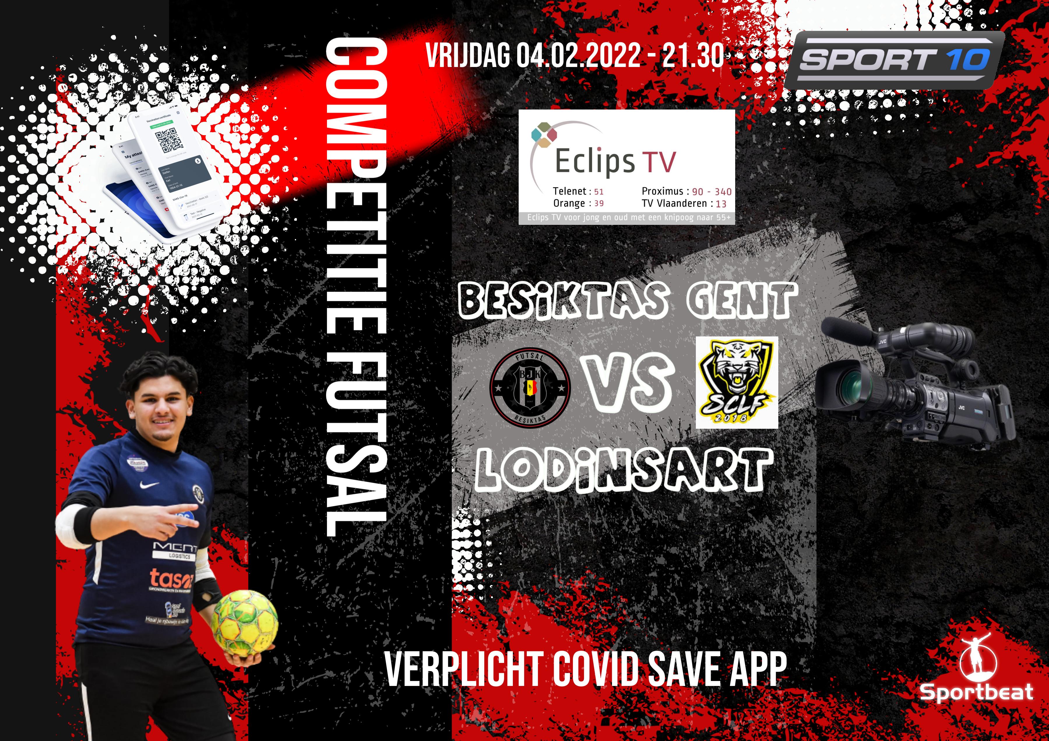 Verslag Besiktas Gent vs Lodinsart 5 2