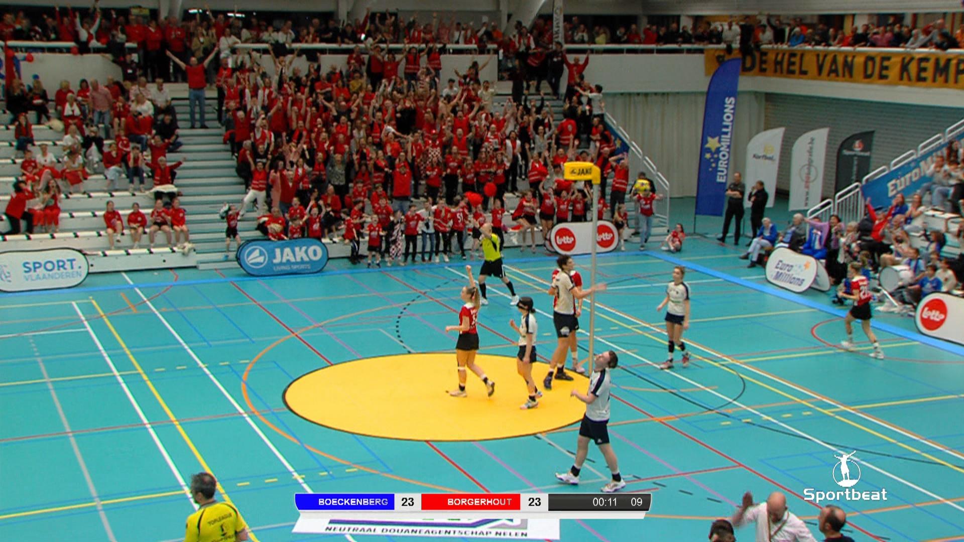 Verslag Boeckenberg vs Borgerhout GW halve finale Topleague