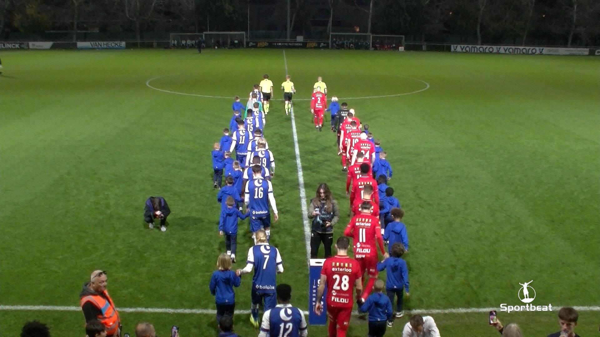 Verslag KAA Gent B vs Royal Knokke 1ste Nationale veldvoetbal