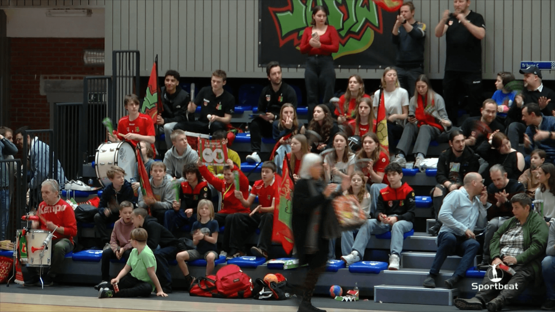 Verslag   Sfeerbeeld BIOBEST Sasja vs HUBO handbal 1ste nationale