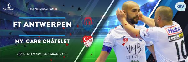 Volg FT Antwerpen vs My Cars vanavond vanaf 21.15 live via AYV