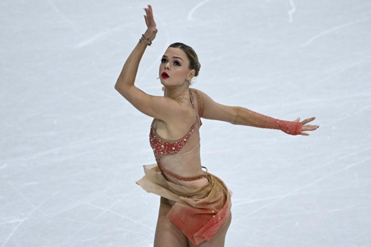 Belgium's Loena Hendrickx competes in the figure skating women's single free skating final during the Milano Cortina 2026 Winter Olympic Games at Milano Ice Skating Arena in Milan on February 19, 2026. WANG Zhao / AFP
