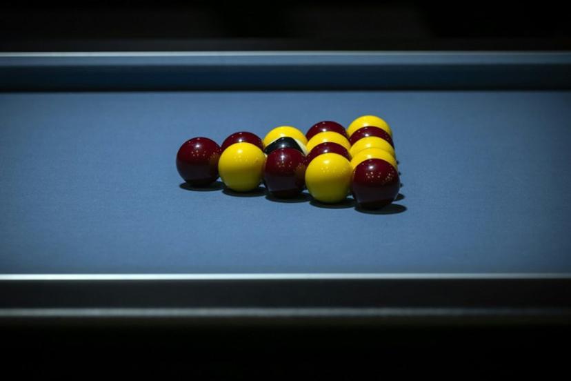 This photograph shows billiards' balls during the world blackball championships in Albi, southwestern France, on October 13, 2022. The world blackball championships take place in Albi from October 8 to 15, 2022. Lionel BONAVENTURE / AFP