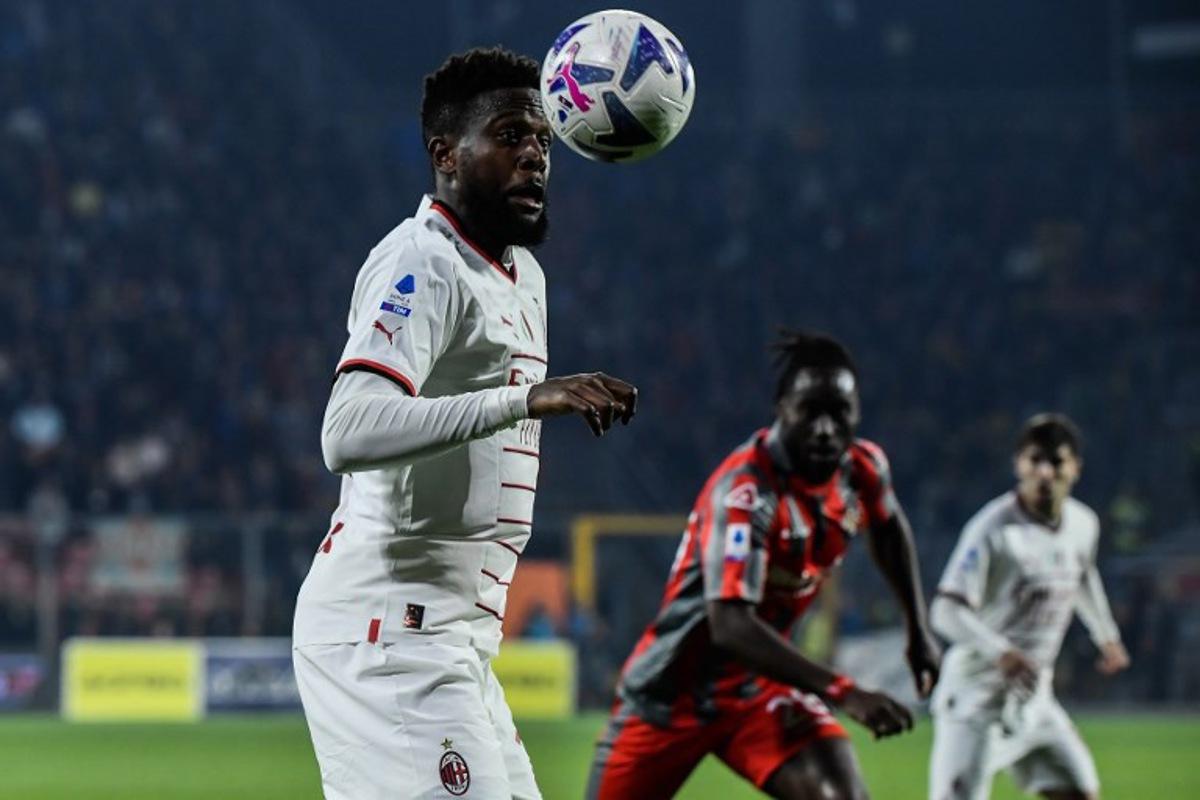 AC Milan's Belgian forward Divock Origi controls the ball during the Italian Serie A football match between Cremonese and AC Milan on November 8, 2022 at the Giovanni-Zini stadium in Cremona. Filippo MONTEFORTE / AFP