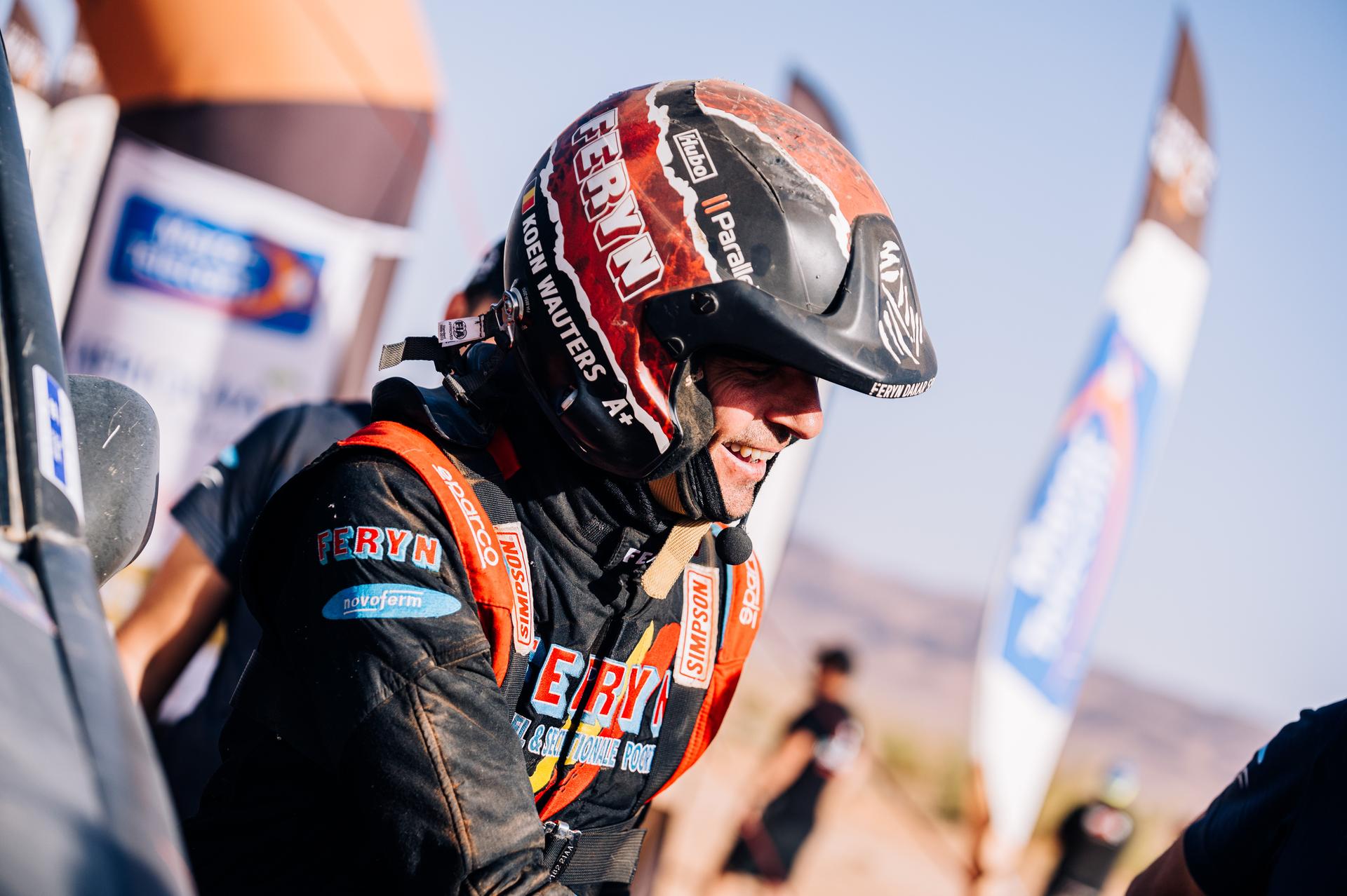 ATTENTION EDITORS - HAND OUT PICTURES - EDITORIAL USE ONLY - MANDATORY CREDIT 'SIMON BAUCHAU' This handout picture, distributed on Friday 11 October 2024, shows Koen Wauters pictured at the fifth stage between Mengoub and Bouarfa at the Rally of Morocco 2024 in Marrakesh, Morocco. BELGA PHOTO HANDOUT SIMON BAUCHAU