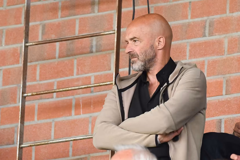 KRC Genk's CEO Luc Hooybergs pictured before a soccer game between Jong Genk and RFC Seraing, Saturday 23 August 2025 in Geel, on day 3 of the 2025-2026 'Challenger Pro League' 1B second division of the Belgian championship. BELGA PHOTO JILL DELSAUX
