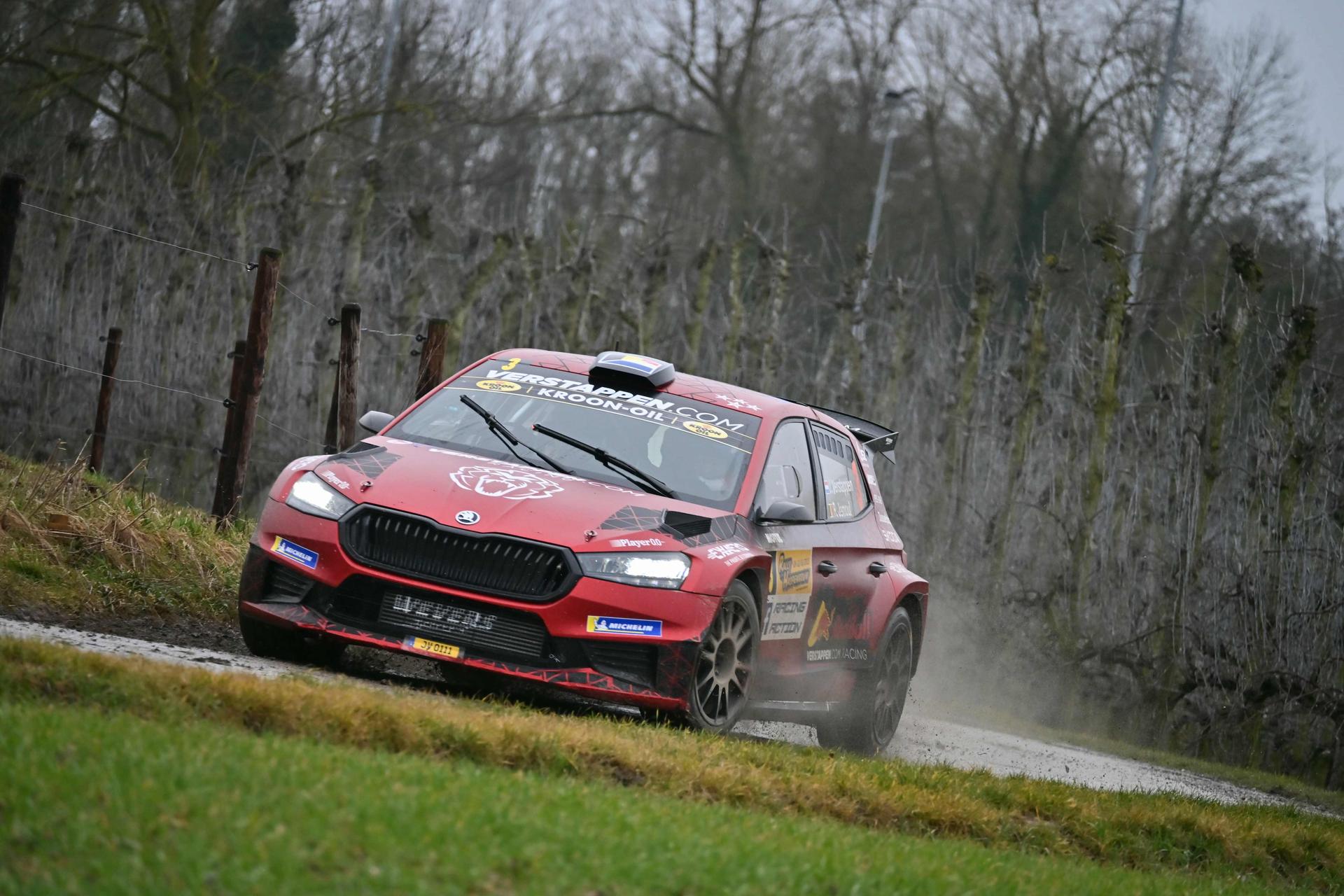 ATTENTION EDITORS - HAND OUT PICTURES - EDITORIAL USE ONLY - MANDATORY CREDIT: CHRIS COURTEYN Hand out picture released by Eric Dupain shows Jos Verstappen during the rally van Haspengouw, in Belgium, on Sunday 23 February 2025. *** Belga and Belga Editorial Board decline all responsibility regarding the content of this picture. *** BELGA PHOTO HAND OUT CHRIS COURTEYN