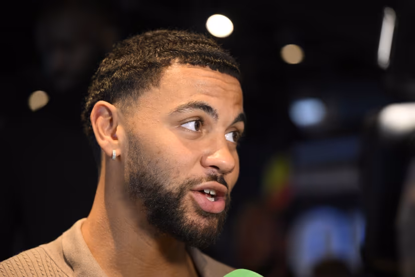 Belgian NBA player from Oklahoma City Ajay Mitchell picture during a meet and greet, Wednesday 22 July 2026 in Herstal. BELGA PHOTO JOHN THYS