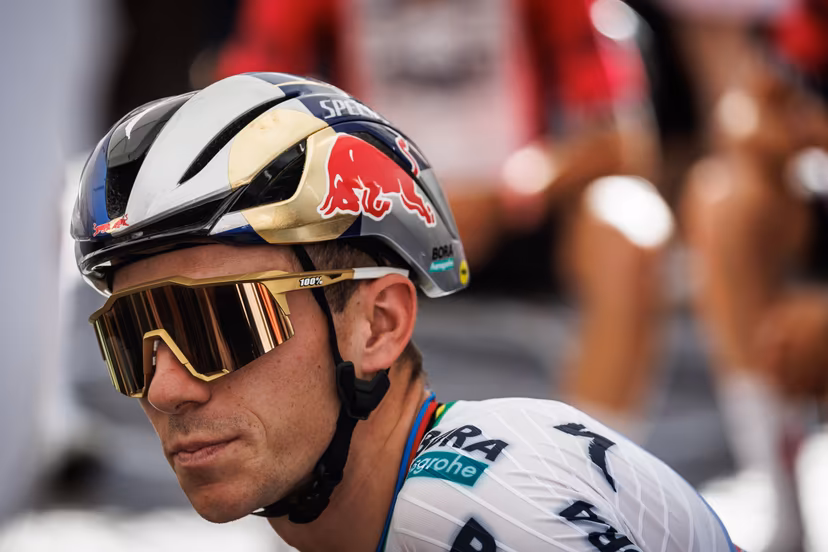 Belgian Remco Evenepoel of Red Bull-BORA-hansgrohe pictured during the 'Natourcriterium Roeselare' cycling event, Tuesday 28 July 2026 in Roeselare. The traditional 'criteriums' are local showcases for which mainly cyclists who rode the Tour de France are invited. BELGA PHOTO KURT DESPLENTER