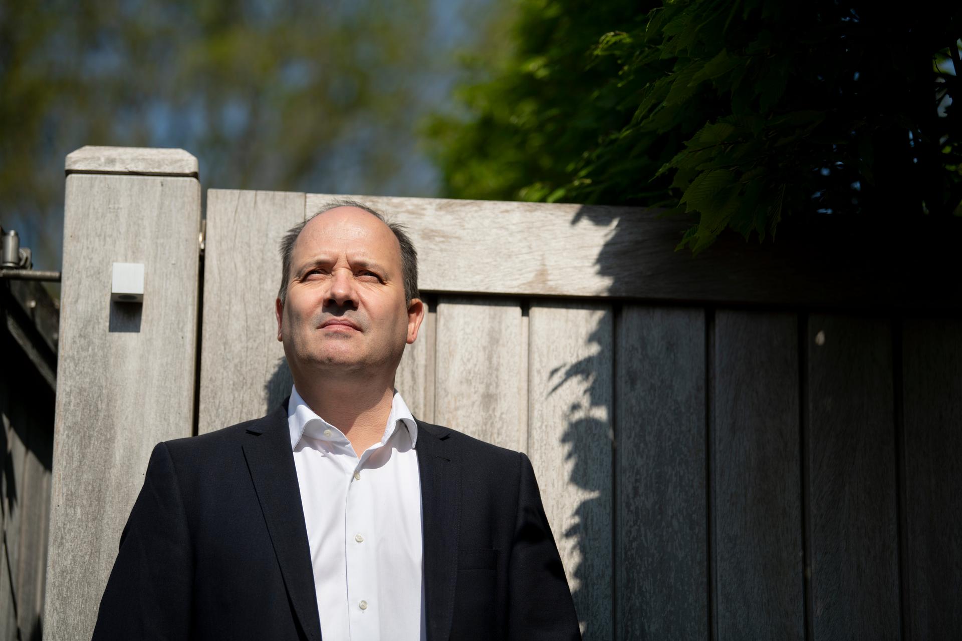 Former Belgian footballer Henk Mariman pictured during a photoshoot in Sint-Martens-Latem, Friday 17 April 2020. BELGA PHOTO CHRISTOPHE KETELS