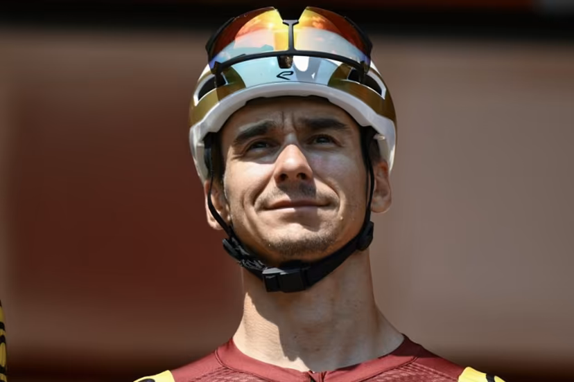 Team Cofidis' French rider Bryan Coquard arrives to compete in the first stage of the Vuelta a Espana, a 183 km race between Torino - Reggia di Venaria and Novara, in Italy's Piemonte region, on August 23, 2025. Marco BERTORELLO / AFP