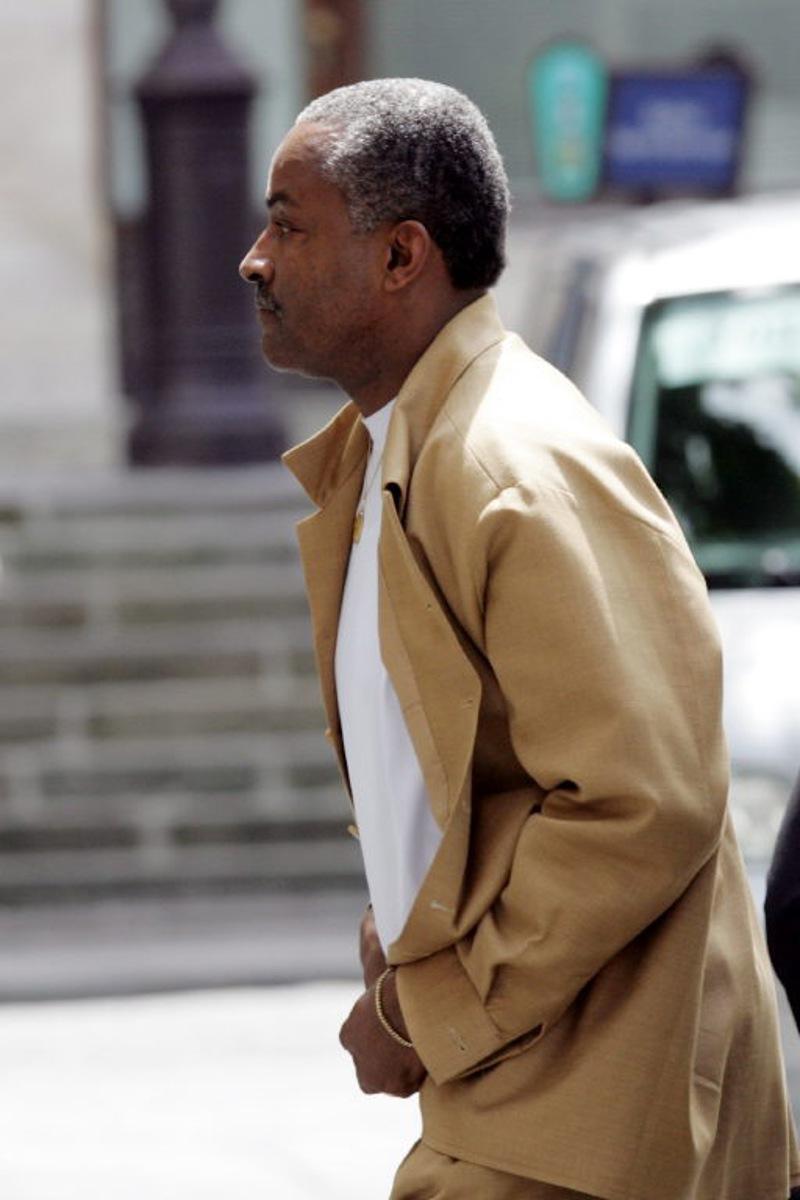 NBA superstar Tony Parker's father, Tony Parker senior, arrives to attend the "Desesperate Housewives" diva Eva Longoria's wedding with Tony Parker in a civil ceremony officiated by Paris' mayor Bertrand Delanoe at a municipal office, 06 July 2007 in Paris. Longoria marries Parker tomorrow in the celebrity wedding of the year at Saint-Germain l'Auxerrois church in central Paris, leading the worldwide rush to catch the mystique of the 7/7/7 date. AFP PHOTO CLEMENS BILAN CLEMENS BILAN / AFP