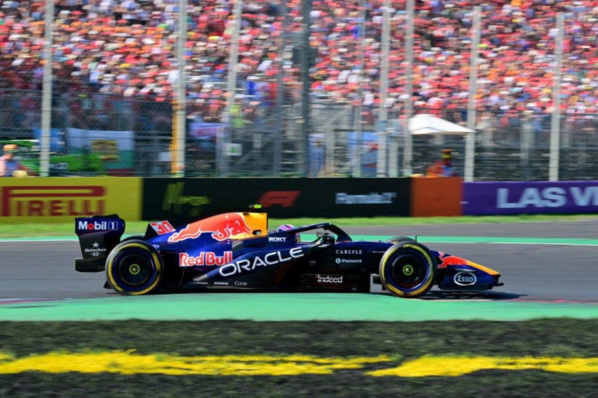 Red Bull Racing's New Zealand driver Liam Lawson competes during the Italian Formula One Grand Prix at the Autodromo Nazionale Monza circuit in Monza, northern Italy on September 6, 2026. Andrej ISAKOVIC / AFP