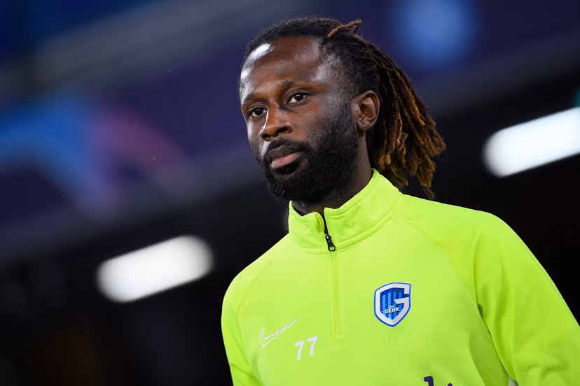 Genk's Dieumerci Ndongala pictured before the start of a training session of Belgian soccer team KRC Genk, in Naples, Italy, Monday 09 December 2019. Tomorrow Genk will play Italian club SSC Napoli in the group stage of the UEFA Champions League. BELGA PHOTO YORICK JANSENS