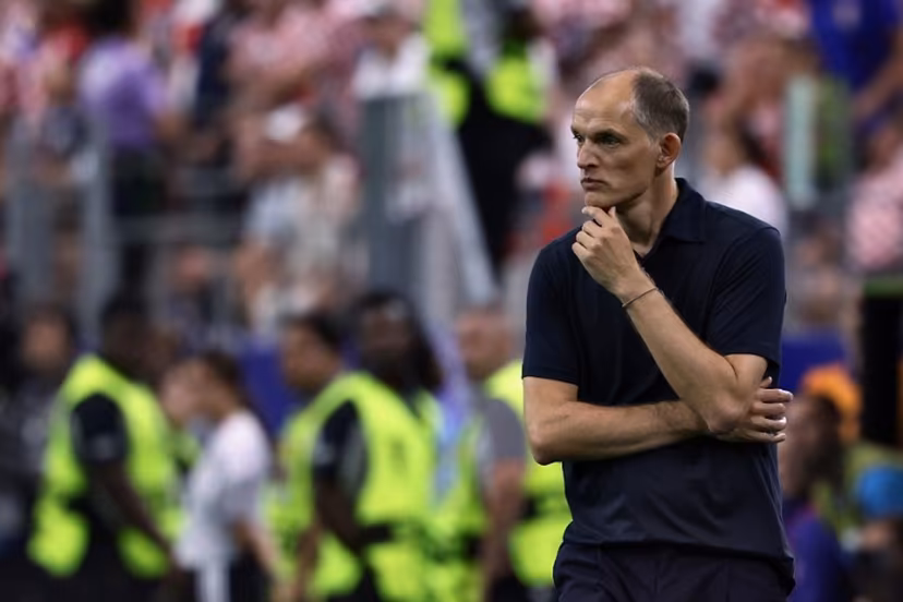 England's German head coach Thomas Tuchel attends the 2026 World Cup Group L football match between England and Croatia at the Dallas Stadium in Arlington on June 17, 2026. Aric Becker / AFP