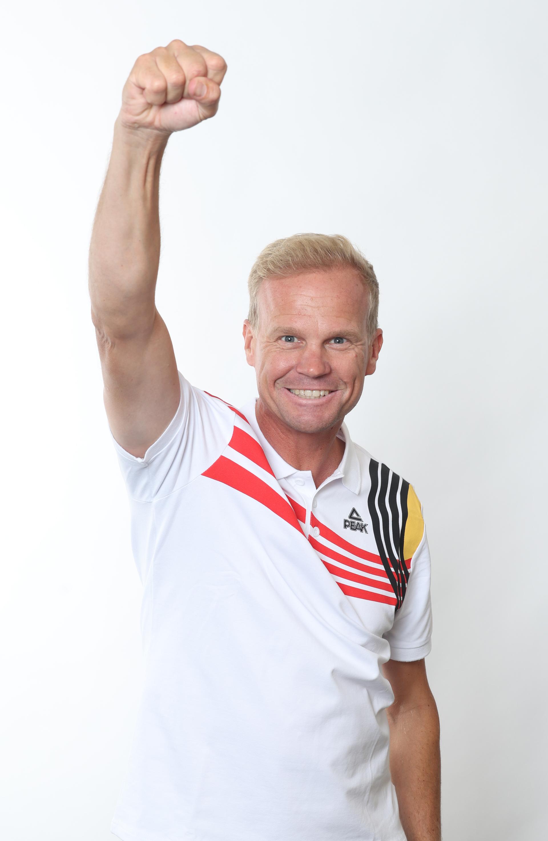 Belgian Jerome Guery pictured during a photoshoot for the Belgian Olympic Committee BOIC - COIB ahead of the Paris 2024 Olympic Games, in Brussels, Tuesday 09 July 2024. BELGA PHOTO VIRGINIE LEFOUR