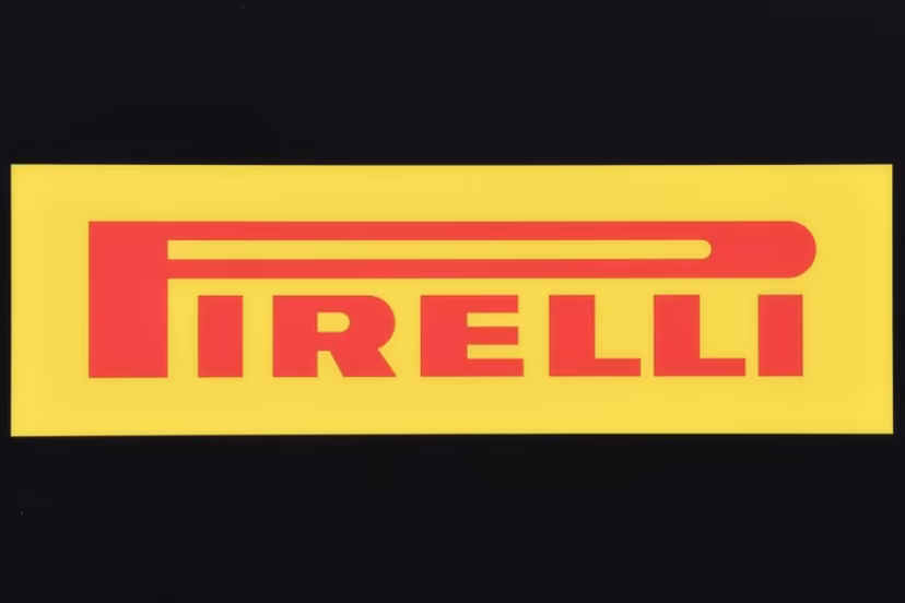 A logo of Pirelli tyre company is pictured at the Bahrain International Circuit in Sakhir on March 1, 2024, ahead of the Bahrain Formula One Grand Prix. Giuseppe CACACE / AFP