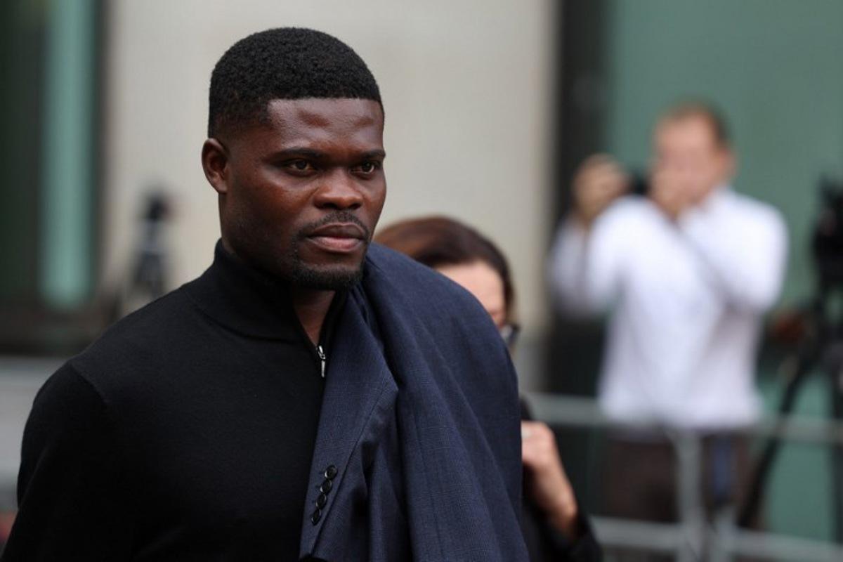 Former Arsenal Ghanaian footballer Thomas Partey leaves Westminster Magistrates' Court in London on August 5, 2025, after being granted conditional bail after appearing in court on rape and sexual assault charges. The charges against the 32-year-old Ghana international relate to alleged offences that took place between 2021 and 2022, the Metropolitan Police force said in a statement on July 4, 2025. Adrian Dennis / AFP
