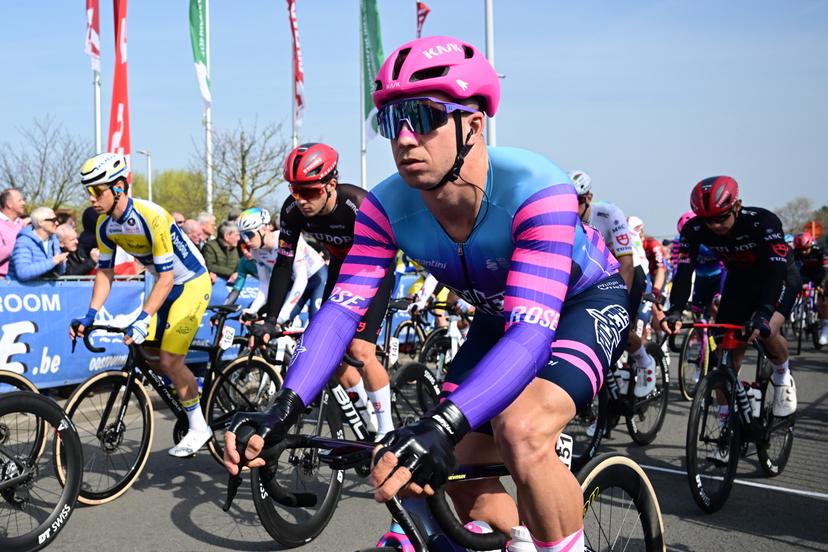 Dutch Dylan Groenewegen of Unibet Rose Rockets and pictured at the start of the 'Bredene Koksijde Classic' one day cycling race, 203,4 km from Bredene to Koksijde, on Friday 20 March 2026. BELGA PHOTO DIRK WAEM